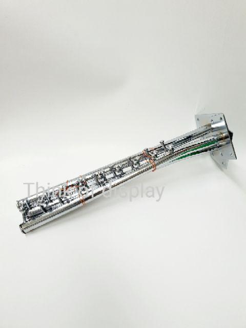 แขนติดผนัง 9ปุ่ม พร้อมชุดยึด แขนแขวนผ้า 9ปุ่ม แพ็คละ 3 ชิ้น - thumbnail 3