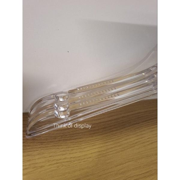 ไม้แขวนเสื้อพลาสติกใส PP04  แพ็คละ 6 อัน/แพ็คละ 12 อัน - thumbnail 4