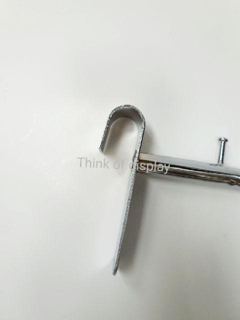 แขนเกี่ยวราวกลม  แขนเกาะราว AR906 ฮุกเกี่ยวเหล็กกลม 9 ปุ่ม แพ็คละ 3 อัน - thumbnail 3