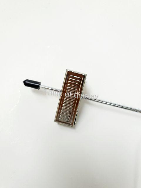 ไม้แขวนกางเกงกระโปรง ไม้แขวนหนีบกางเกง คอซี กิ๊บเหล็ก/กิ๊บพลาสติก แพ็คละ 12 ชิ้น - thumbnail 8