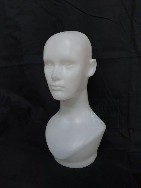 หัวหุ่นพลาสติกหญิง หัวหุ่นโชว์วิก หุ่นโชว์หมวก หัวหุ่นโชว์ - thumbnail 3