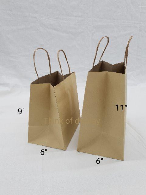 ถุงกระดาษมีหูหิ้วเกลียว ถุงทรงกล่อง มี 2 ขนาด แพ็คละ 50 ใบ - thumbnail 9