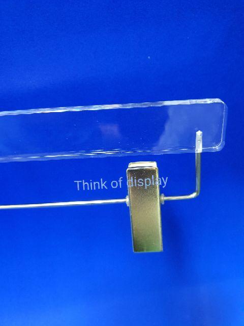 ไม้แขวนกางเกง กระโปรง ไม้หนีบอะคริลิคใส A01 ไม้แขวนไฮโซ แพ็คละ 1 ชิ้น/แพ็คละ 3 ชิ้น - thumbnail 3