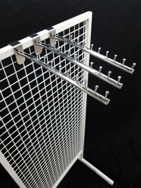 แขนเกี่ยวเหล็กกล่อง 9ปุ่ม  แขนเกี่ยวแป็บเหลี่ยมใหญ่ 1"×2" แพ็คละ 3 อัน - thumbnail 4