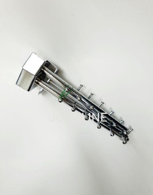 แขนเกี่ยวเหล็กกล่อง แขนเกี่ยวแป๊บเล็ก 0.5"×1" 6 ปุ่ม (แพ็คละ 3 ชิ้น) - thumbnail 4