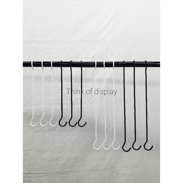 ตะขอโชว์สินค้า ตะขอแขวนไม้แขวนเสื้อ ตกแต่งราวแขวนเสื้อ แพ็คละ 3 อัน - thumbnail 6
