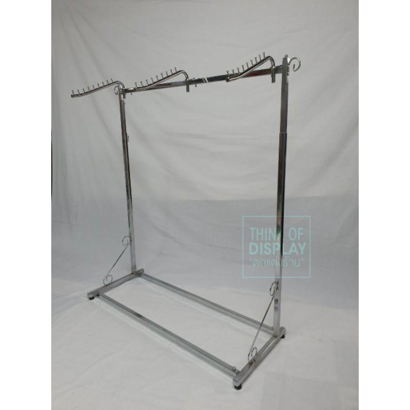 ราวเหล็กโชว์เสื้อ 3 แขนวินเทจ ราว 3 แขนขาม้วน - thumbnail 6