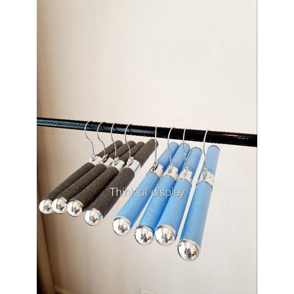 ไม้แขวนเสื้อเด็กโฟม ดัดได้ แพ็คละ 12 ชิ้น - thumbnail 7