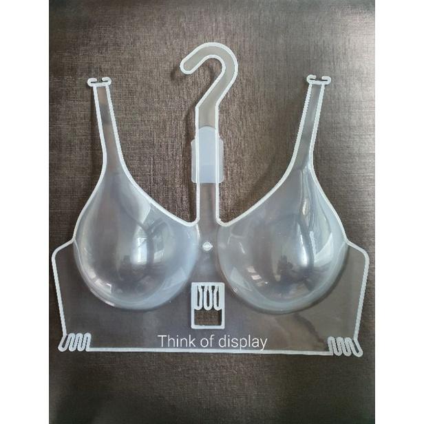 ไม้แขวนชุดชั้นใน โครงโชว์เสื้อใน พลาสติกใส แพ็คละ 6 ชิ้น/12 ชิ้น - thumbnail 5