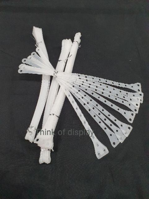 สายพลาสติกPVC สายพลาสติกต่อชุด สีใส/สีขาวใส แพ็คละ 10 เส้น - thumbnail 5