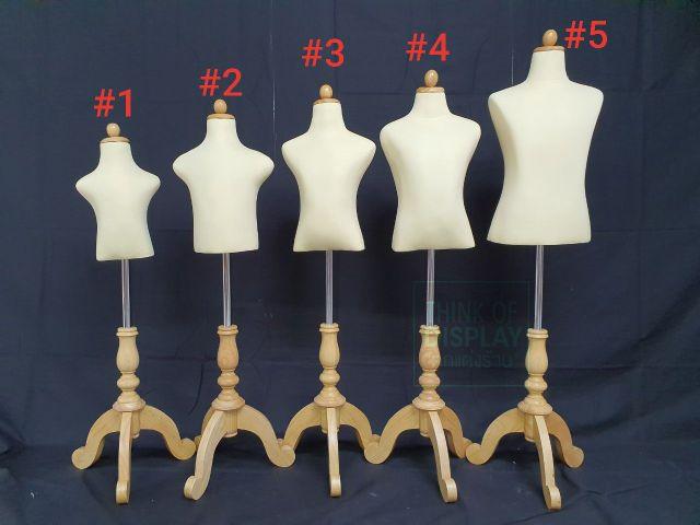 หุ่นเด็ก หุ่นผ้าเด็กขาไม้ 3 แฉก มีหลายขนาด - thumbnail 3