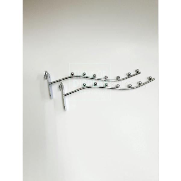 แขนเกี่ยวตะแกรง แขนเกาะตะแกรง รุ่น 2 โค้ง  7 ปุ่ม และ 5 ปุ่ม แพ็ค 5 อัน/แพ็ค 10 อัน - thumbnail 4