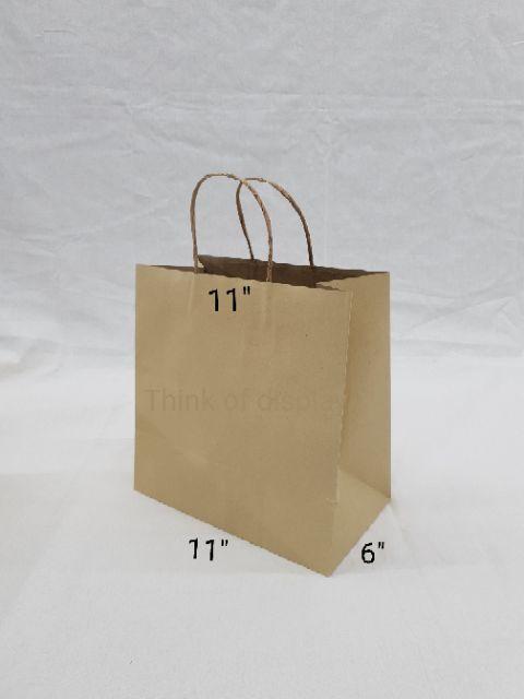 ถุงกระดาษมีหูหิ้วเกลียว ถุงทรงกล่อง มี 2 ขนาด แพ็คละ 50 ใบ - thumbnail 6