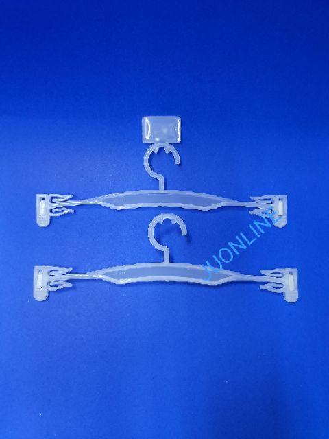 ไม้แขวนชุดชั้นใน ไม้หนีบชุดชั้นใน 007 ใส แพ็คละ 12 ชิ้น - thumbnail 2