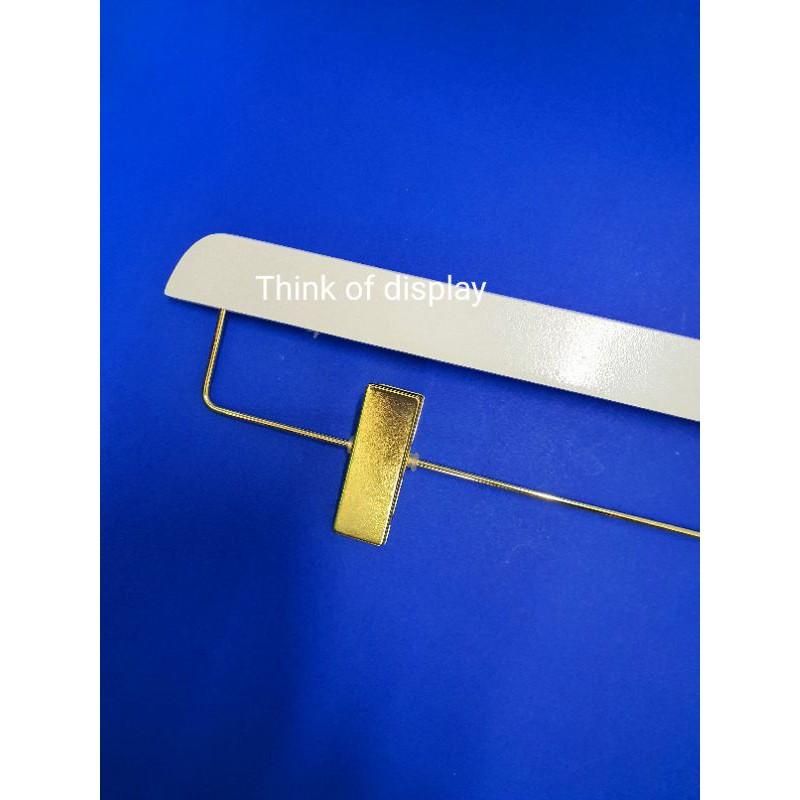 ไม้แขวนกางเกง ไม้สีขาว DU08-w ไม้หนีบกางเกง กระโปรง แพ็คละ 12 อัน และแพ็ค 6 อัน - thumbnail 5