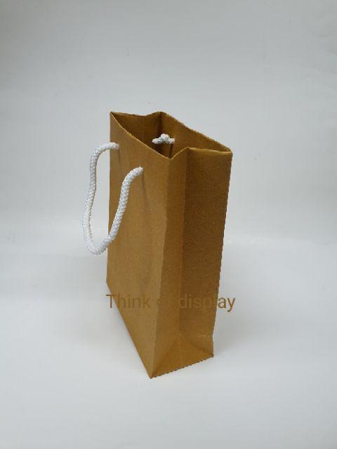 ถุงกระดาษKA สีน้ำตาล ถุงกระดาษหูเชือก#6/#3 มี 3แบบ แพ็คละ 50 ใบ - thumbnail 3