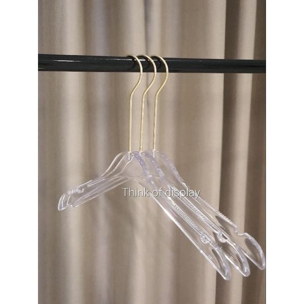 ไม้แขวนเสื้อพลาสติกใส PP04  แพ็คละ 6 อัน/แพ็คละ 12 อัน - thumbnail 5