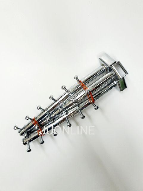 แขนเกี่ยวเหล็กกล่อง แขนเกี่ยวแป๊บเล็ก 0.5"×1" 6 ปุ่ม (แพ็คละ 3 ชิ้น) - thumbnail 2