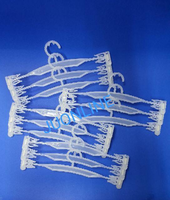 ไม้แขวนชุดชั้นใน ไม้หนีบชุดชั้นใน 007 ใส แพ็คละ 12 ชิ้น - thumbnail 3