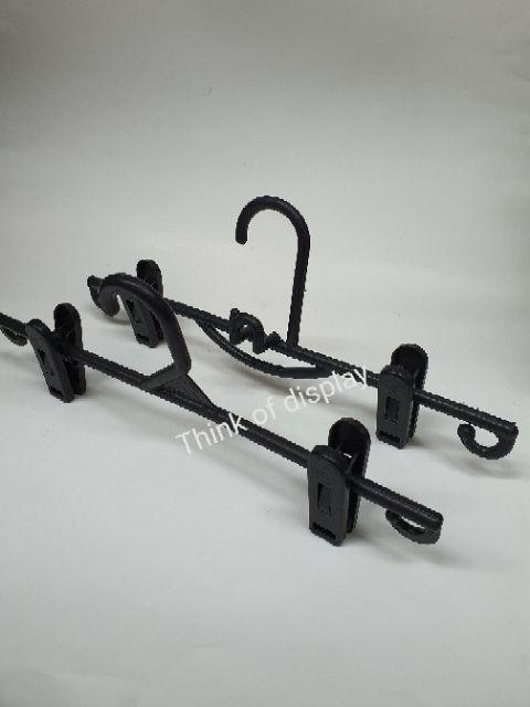 ไม้หนีบกางเกงกระโปรง ไม้แขวนกางเกง ไม้แขวนมีหนีบ No.59 No.599 แพ็คละ 12 อัน - thumbnail 3