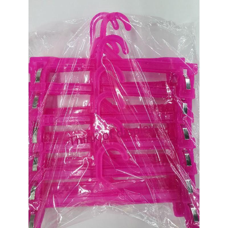 ไม้แขวนกางเกง ไม้หนีบกางเกง ไม้หนีบกระโปรง 707 แพ็คละ 12ชิ้น - thumbnail 5