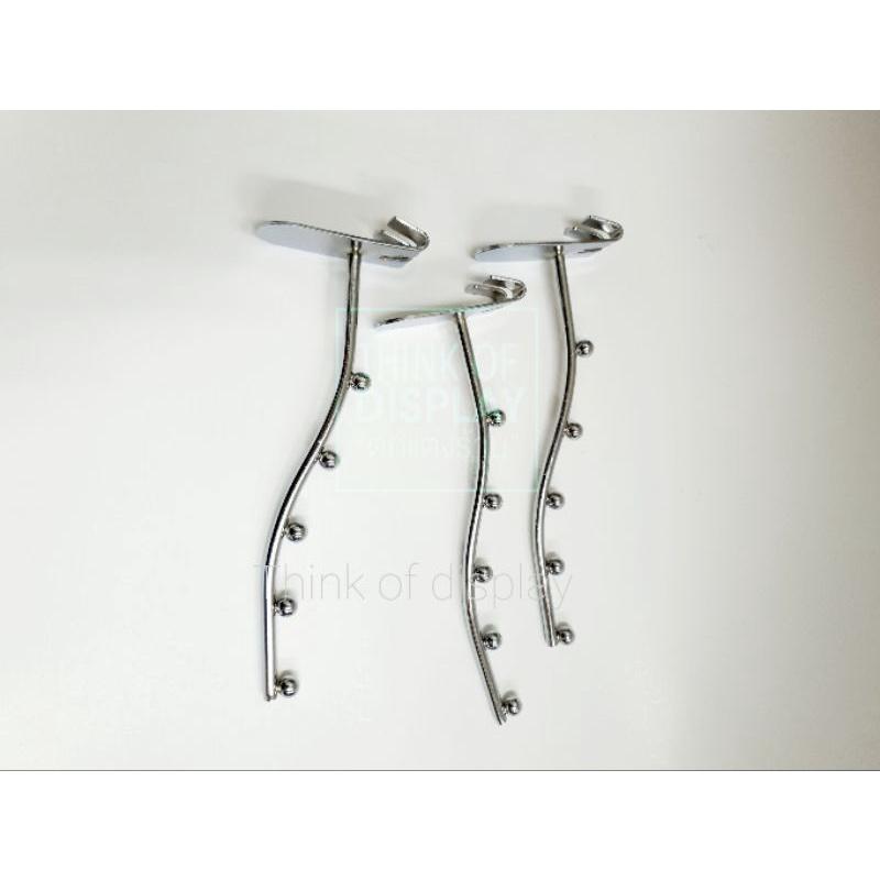 แขนเกี่ยวตะแกรง แขนเกาะตะแกรง รุ่น 2 โค้ง  7 ปุ่ม และ 5 ปุ่ม แพ็ค 5 อัน/แพ็ค 10 อัน - thumbnail 5