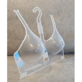 ไม้แขวนชุดชั้นใน โครงโชว์เสื้อใน พลาสติกใส แพ็คละ 6 ชิ้น/12 ชิ้น - thumbnail 5