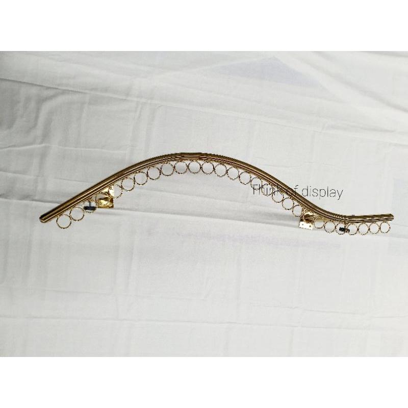 ราวแขวนเสื้อลายลูกคลื่น 28 ห่วง เหล็กหนา เจาะยึดผนัง - thumbnail 6