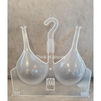 ไม้แขวนชุดชั้นใน โครงโชว์เสื้อใน พลาสติกใส แพ็คละ 6 ชิ้น/12 ชิ้น - thumbnail 3