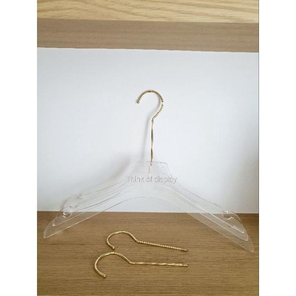 ไม้แขวนเสื้ออะคริลิคใส ไม้แขวนชุดแต่งงาน A01 แพ็คละ 1 ชิ้น/แพ็คละ 3 ชิ้น - thumbnail 5