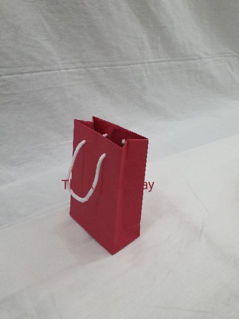 ถุงกระดาษหูเชือก #8 ถุงกระดาษสี แพ็คละ 50 ใบ - thumbnail 2