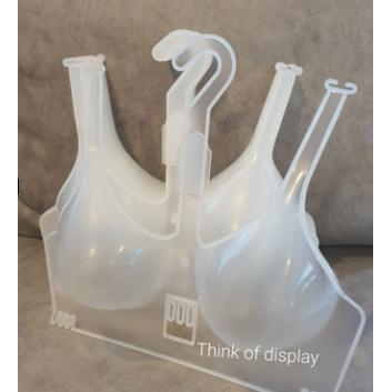 ไม้แขวนชุดชั้นใน โครงโชว์เสื้อใน พลาสติกใส แพ็คละ 6 ชิ้น/12 ชิ้น - thumbnail 2