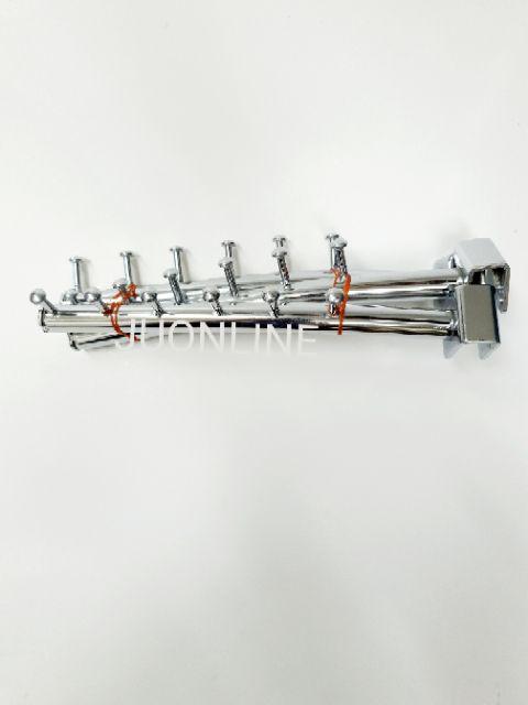 แขนเกี่ยวเหล็กกล่อง แขนเกี่ยวแป๊บเล็ก 0.5"×1" 6 ปุ่ม (แพ็คละ 3 ชิ้น) - thumbnail 5