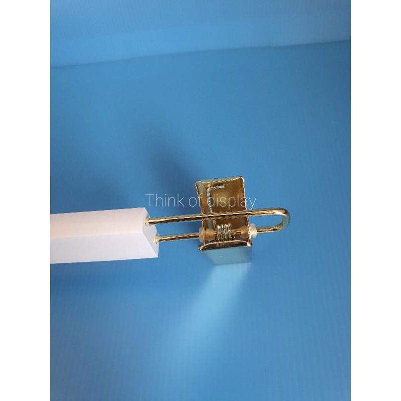 ไม้แขวนกางเกงไม้แท้สีขาว หนีบกางเกงไม้แท้สีขาว DU07 - thumbnail 4