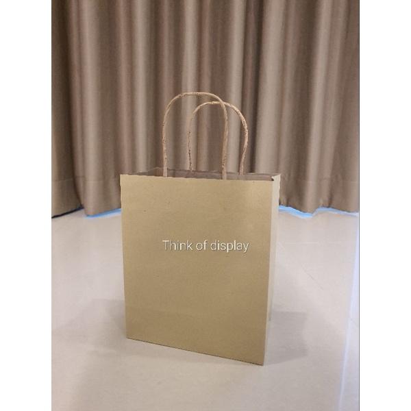 ถุงกระดาษหูเกลียว พิมพ์ลายและไม่พิมพ์ลาย แพ็คละ 50ใบ - thumbnail 2