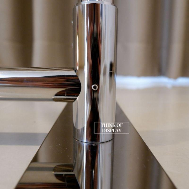 ราวแขวนเสื้อแสตนเลส ราวแสตนเลสสีเงิน#549 - thumbnail 6