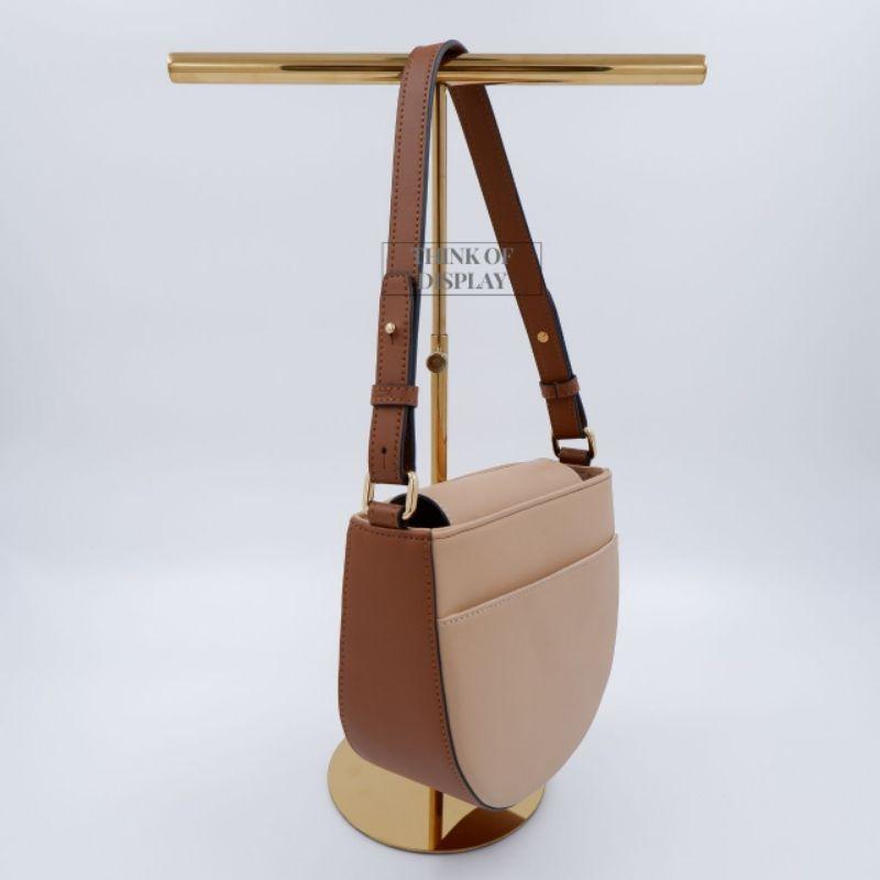 แสตนโชว์กระเป๋า ที่แขวนกระเป๋า ทรง T สีทอง แพ็ค 1ชุด - thumbnail 8