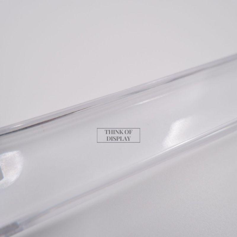 ไม้แขวนกางเกงกระโปรง ไม้แขวนพลาสติกใส PP04-1 มีคานล่าง แพ็คละ 5 อัน - thumbnail 5