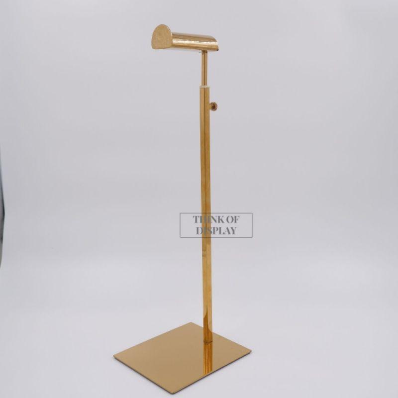 แสตนโชว์กระเป๋า 009 ที่แขวนกระเป๋า แสตนเลสสีทอง - thumbnail 3