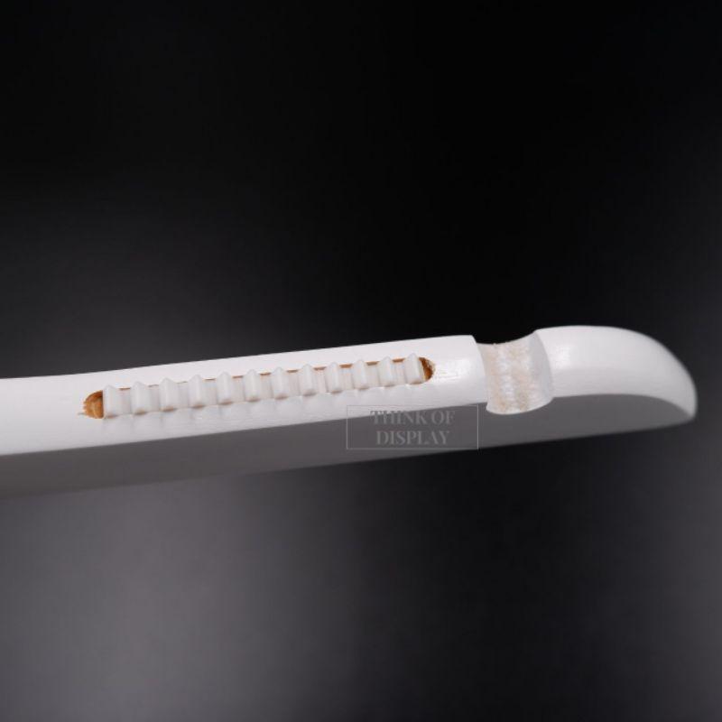 ไม้แขวนเสื้อ ไม้หนีบกางเกงเด็ก รุ่นไม้สีขาว  แพ็คละ 6 อัน/12 อัน - thumbnail 4