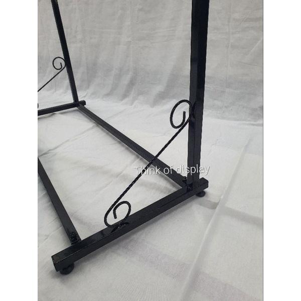 ราววินเทจ 3 แขนขาม้วน ราวโชว์เสื้อ ราวพร้อมแขนเกี่ยว - thumbnail 6