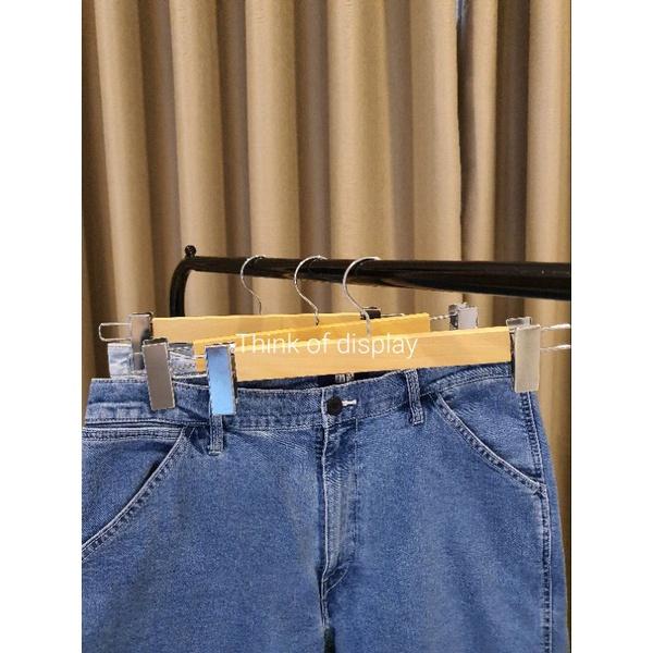 ไม้หนีบกางเกง ไม้แขวนกางเกง ไม้แท้  DUO3 -J สำหรับผู้ใหญ่ แพ็ค 6 อัน และ แพ็ค 12 อัน - thumbnail 6