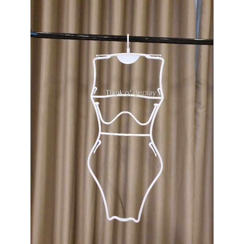 ไม้แขวนชุดว่ายน้ำ โครงโชว์ชุดว่ายน้ำ แพ็คละ 6 อัน - thumbnail 6