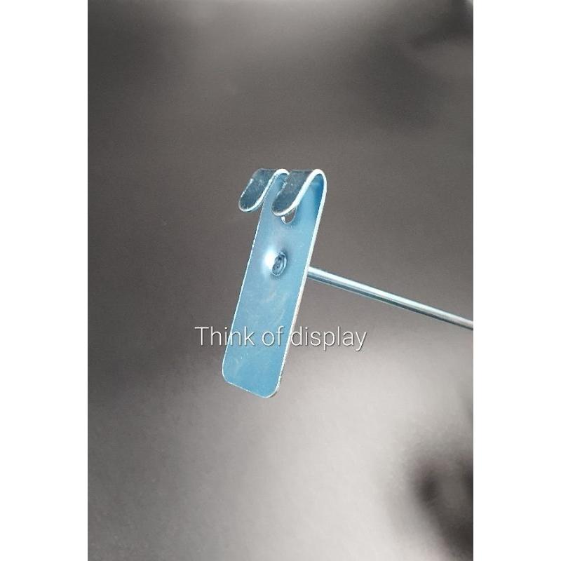 ตะขอแขวนรุ่นประหยัด ฮุกเกาะตะแกรง ตะขอเกาะตะแกรงแขวนสินค้า ชุบซิงค์ แพ็คละ 10 อัน - thumbnail 8