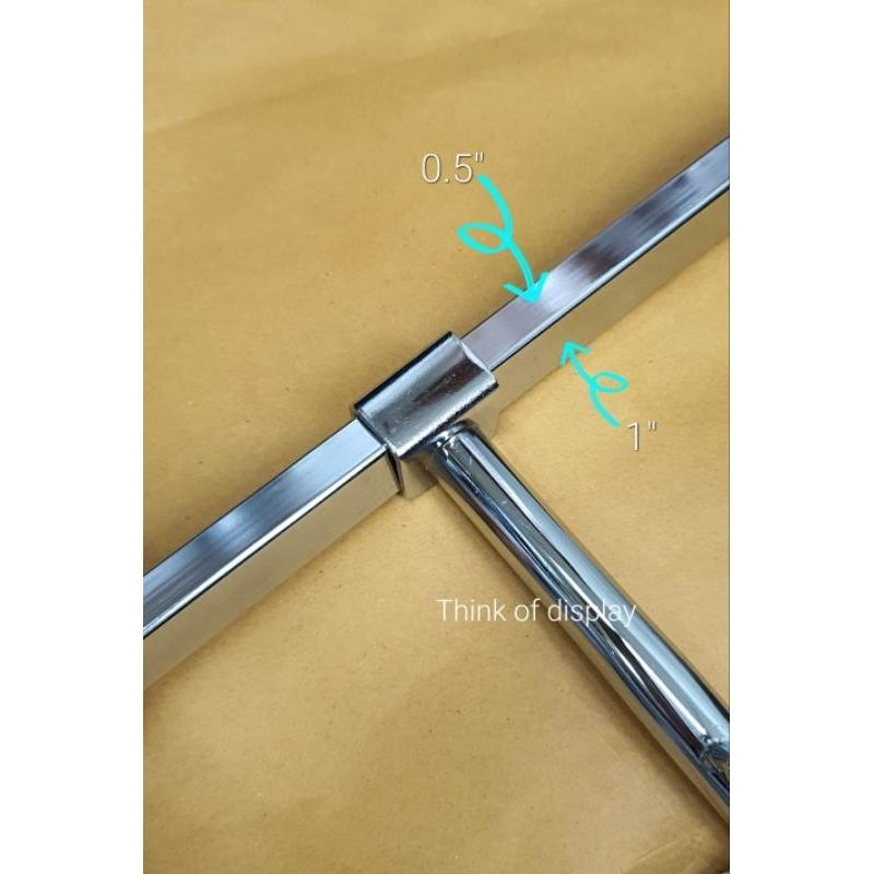 แขนเกี่ยวเหล็กกล่อง แขนเกี่ยวแป๊บเล็ก 0.5"×1" 6 ปุ่ม (แพ็คละ 3 ชิ้น) - thumbnail 7