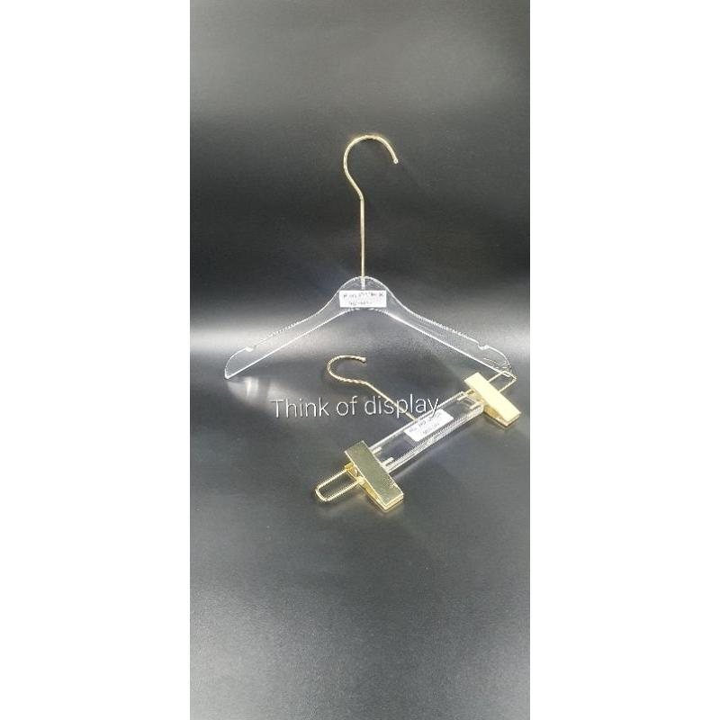 ไม้แขวนพลาสติกใส PP04-KID ไม้หนีบกางเกง PP04-KID ไม้แขวนสำหรับเด็ก - thumbnail 5