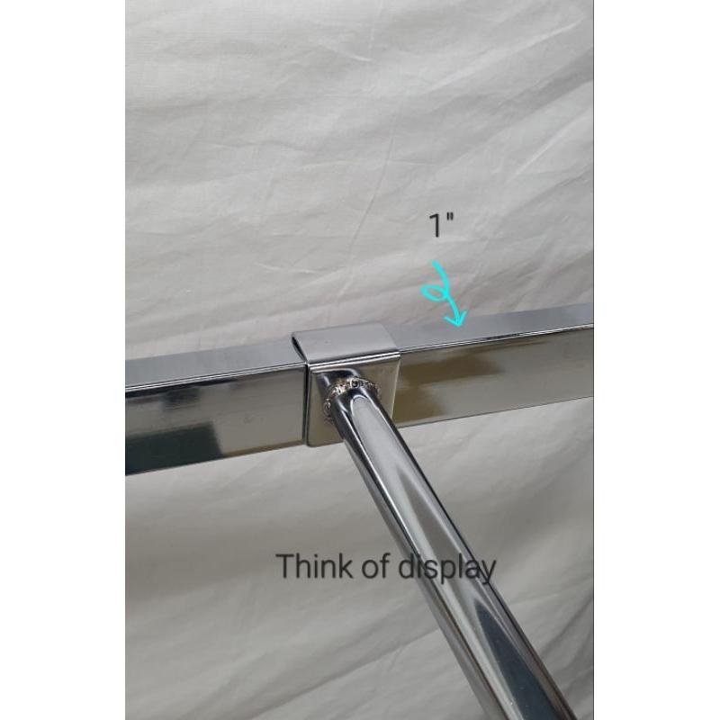 แขนเกี่ยวจัมโบ้ตรง 1ปุ่ม สำหรับแป็บเหลี่ยม 1"×2" - thumbnail 5