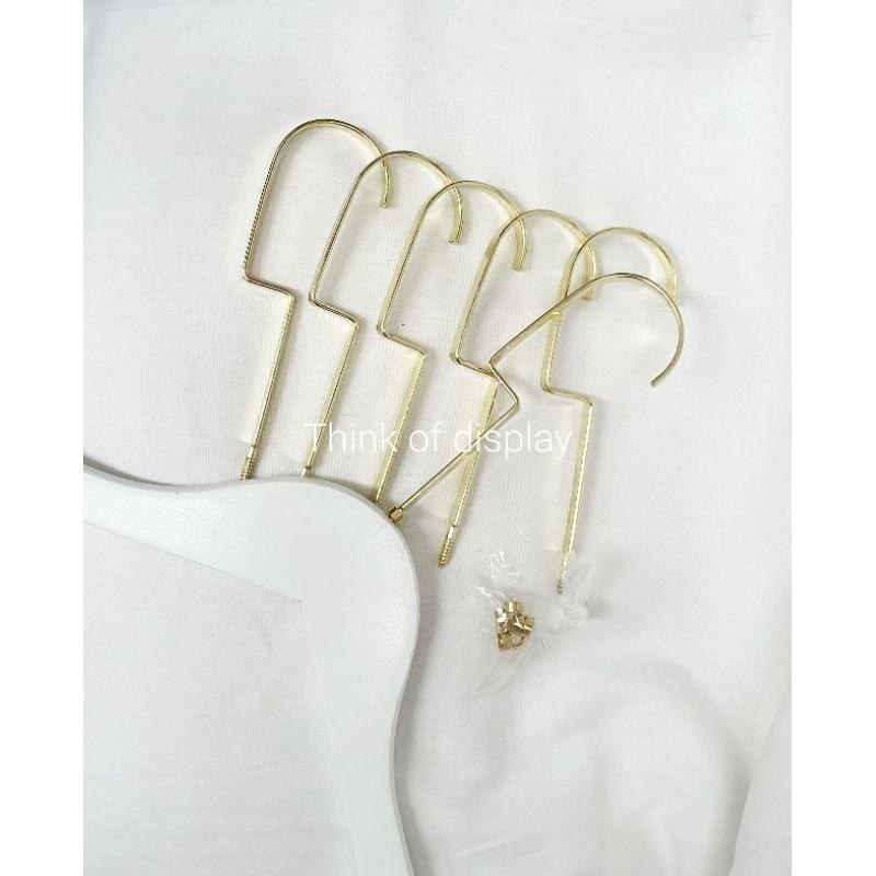 ตะขอไม้แขวน ตะขอสำหรับใส่ไม้แขวนเสื้อ - thumbnail 2