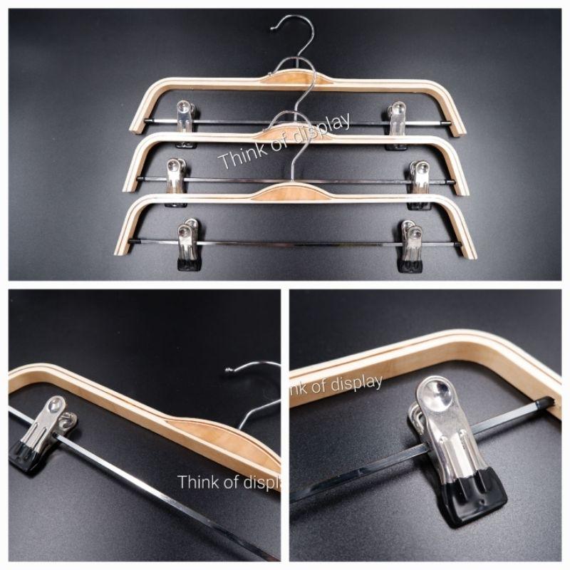 ไม้แขวนหนีบกางเกงซาร่าคานล่าง แพ็ค 6 อัน และแพ็ค 12 อัน