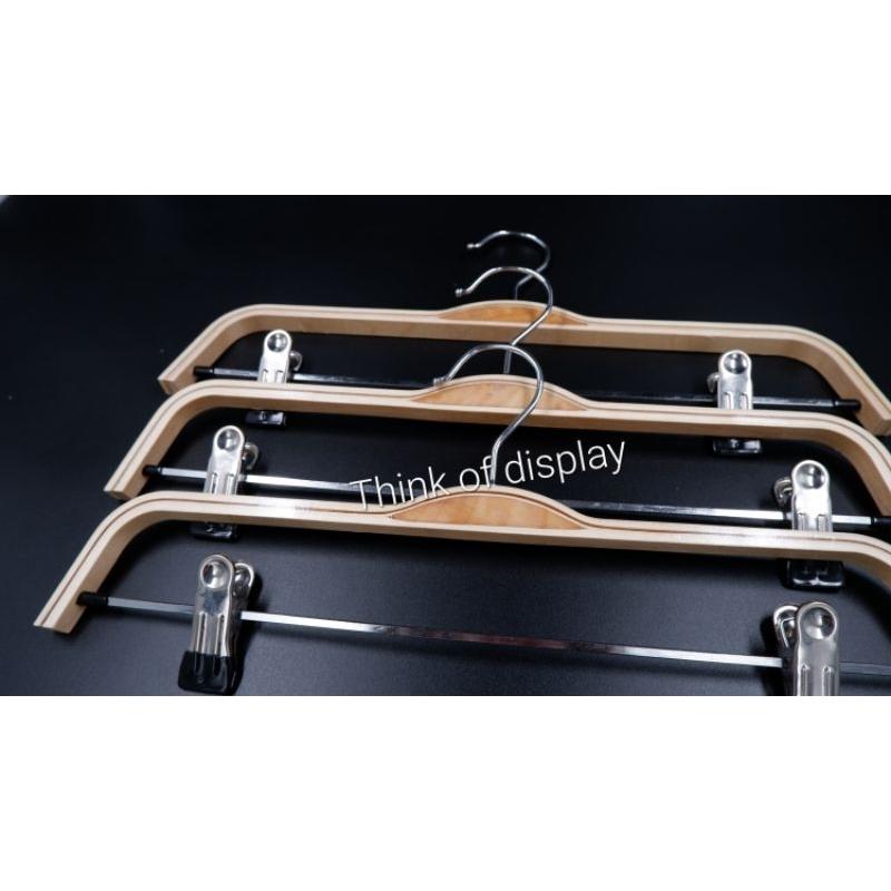 ไม้แขวนหนีบกางเกงซาร่าคานล่าง แพ็ค 6 อัน และแพ็ค 12 อัน - thumbnail 3